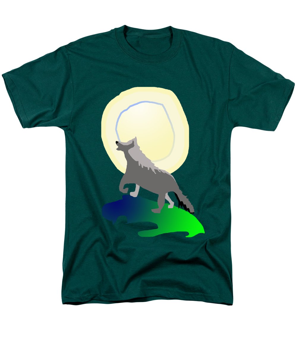 Wolf Moon - Men's T-Shirt (Regular Fit)