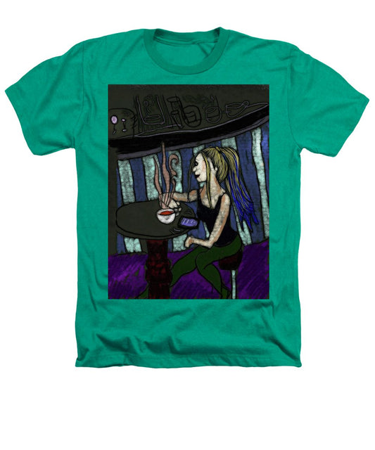 Woman In a Cafe - Heathers T-Shirt