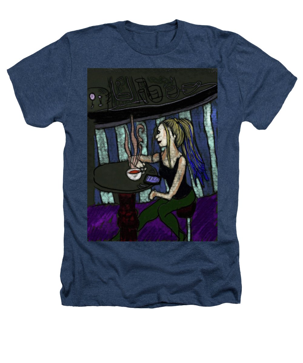 Woman In a Cafe - Heathers T-Shirt