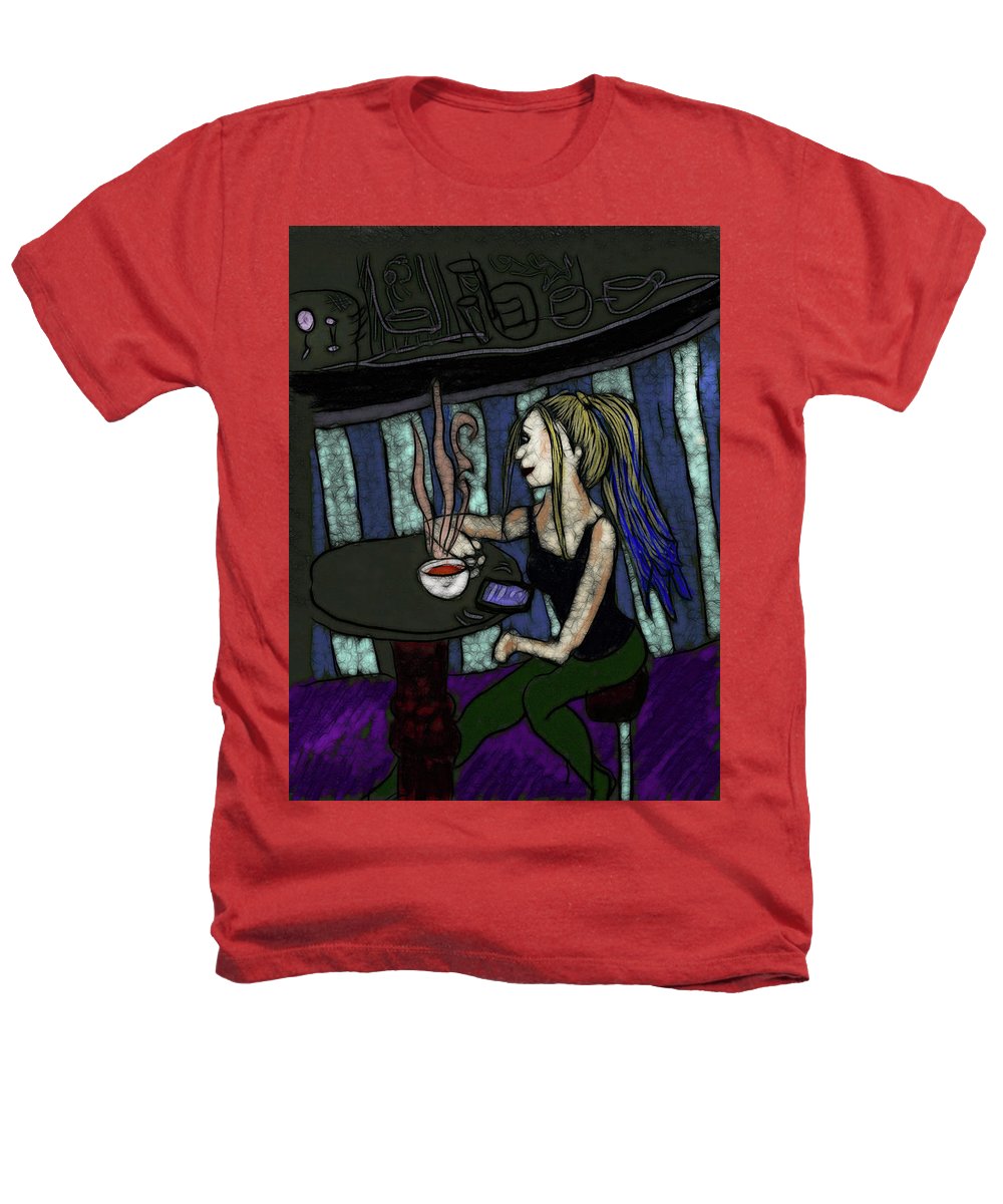 Woman In a Cafe - Heathers T-Shirt