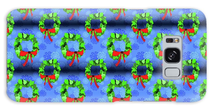 Wreath Christmas Pattern - Phone Case