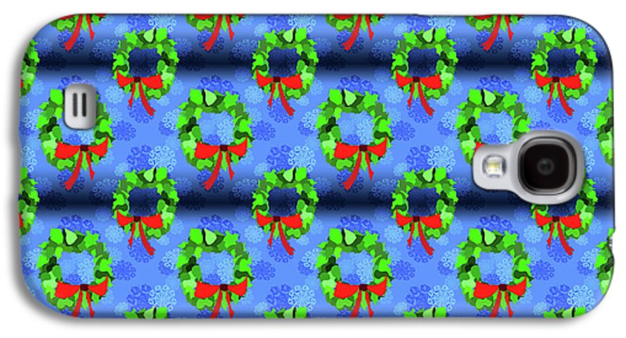 Wreath Christmas Pattern - Phone Case