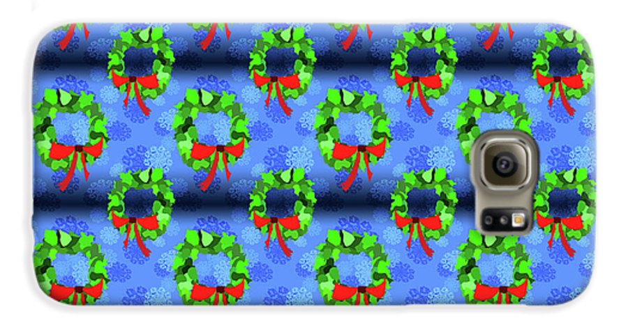 Wreath Christmas Pattern - Phone Case