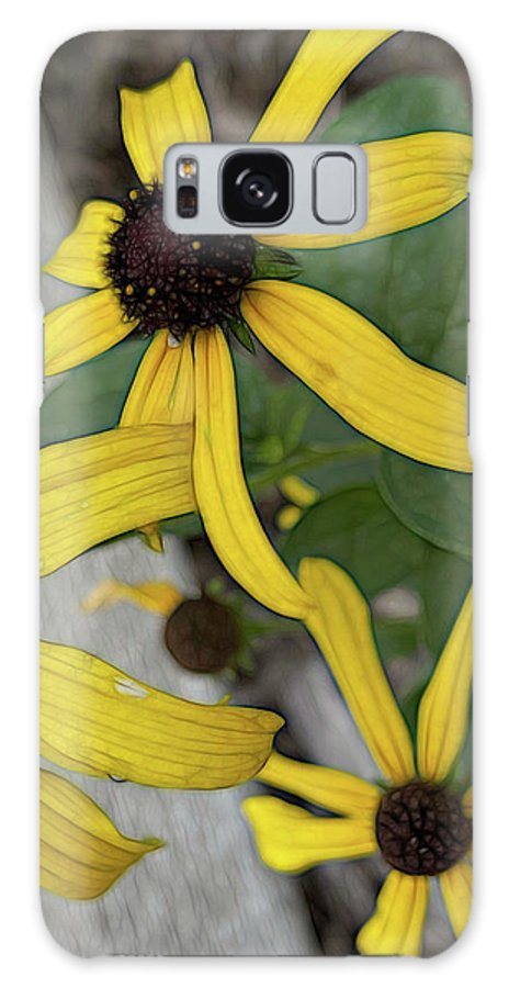 Yellow Cone Flower Close Up - Phone Case