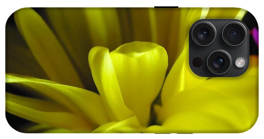 Yellow Daisy All Wild In The Morning - Phone Case