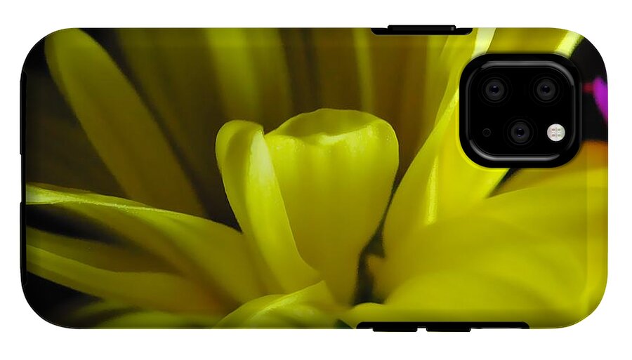 Yellow Daisy All Wild In The Morning - Phone Case