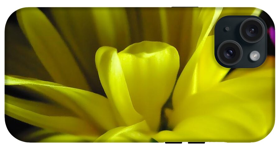 Yellow Daisy All Wild In The Morning - Phone Case