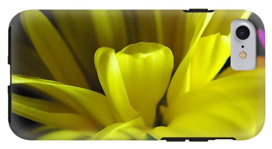 Yellow Daisy All Wild In The Morning - Phone Case