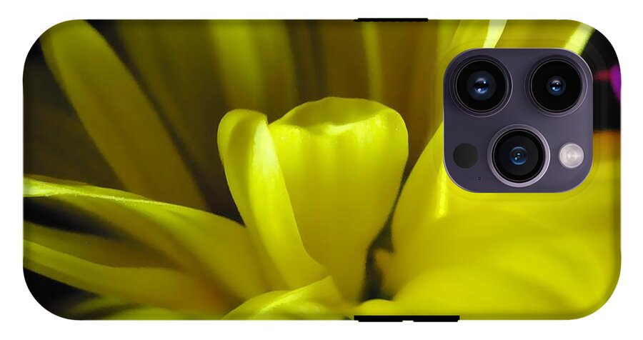 Yellow Daisy All Wild In The Morning - Phone Case