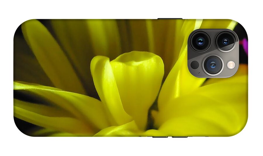 Yellow Daisy All Wild In The Morning - Phone Case