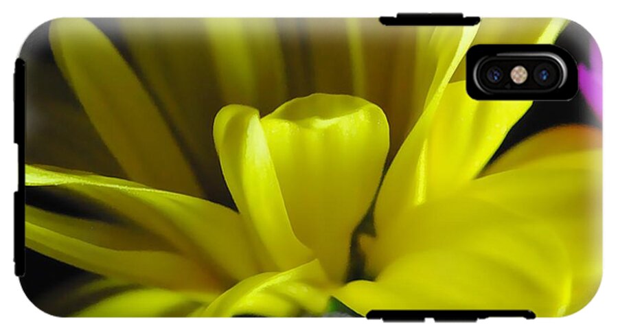 Yellow Daisy All Wild In The Morning - Phone Case