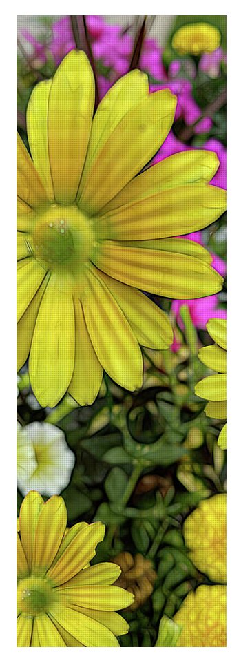 Yellow Daisy Garden - Yoga Mat