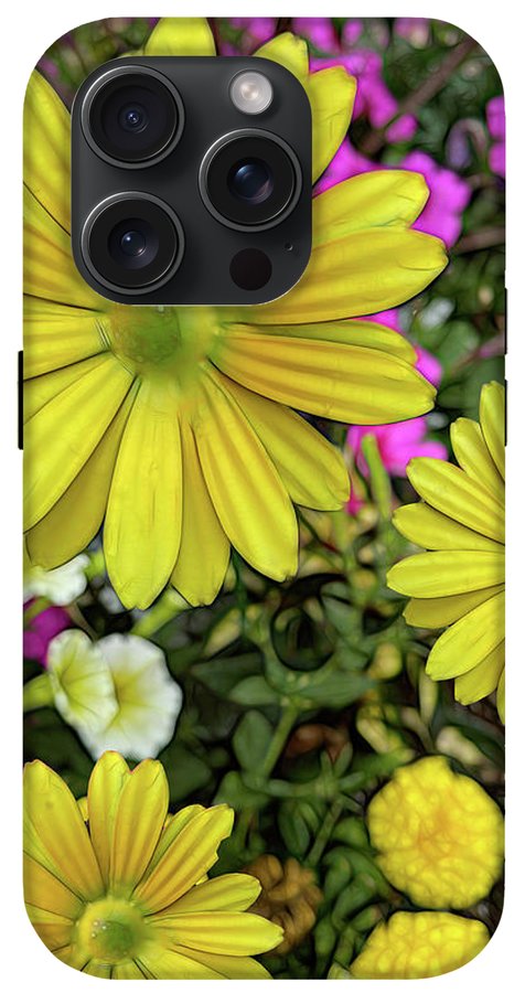 Yellow Daisy Garden - Phone Case