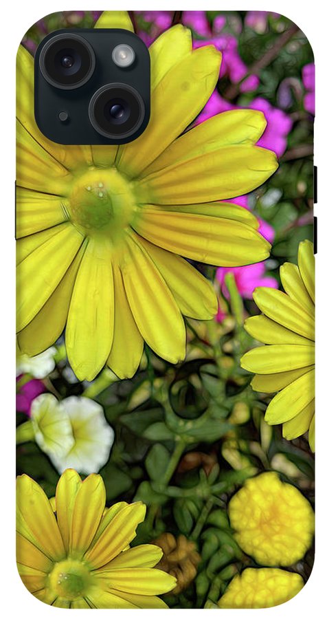 Yellow Daisy Garden - Phone Case