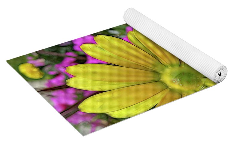 Yellow Daisy Garden - Yoga Mat