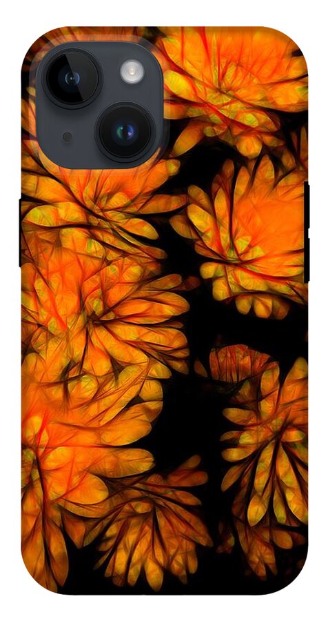 Yellow Flower Abstract - Phone Case