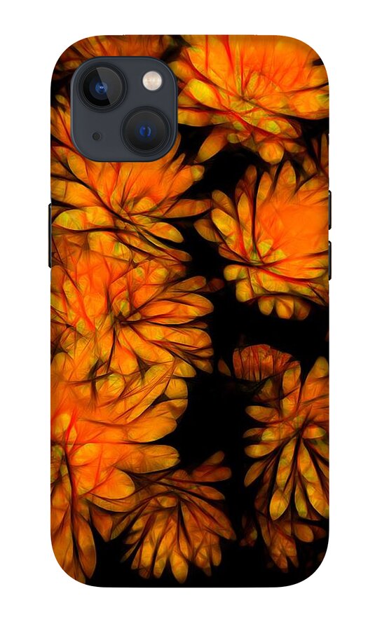 Yellow Flower Abstract - Phone Case