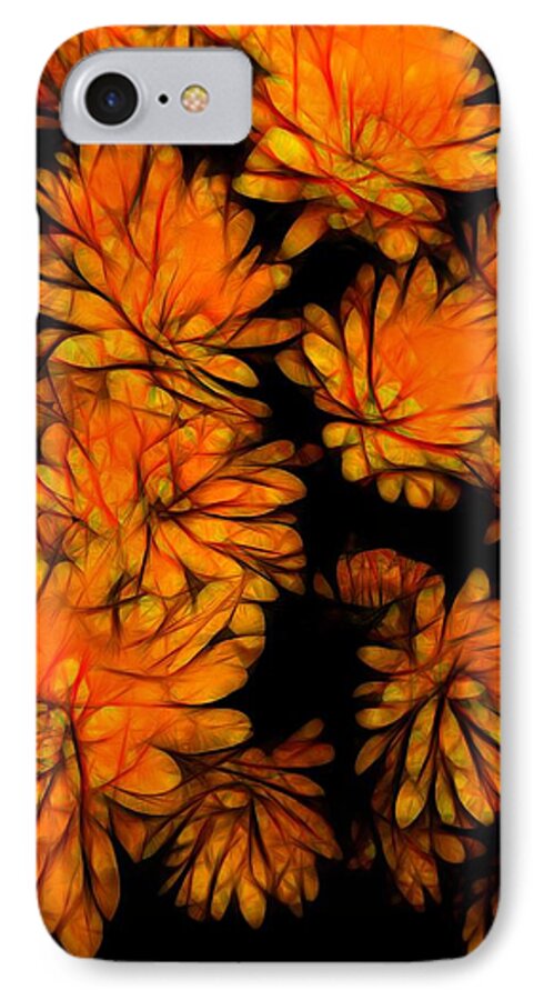 Yellow Flower Abstract - Phone Case