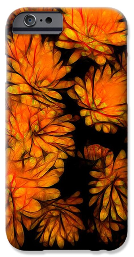 Yellow Flower Abstract - Phone Case