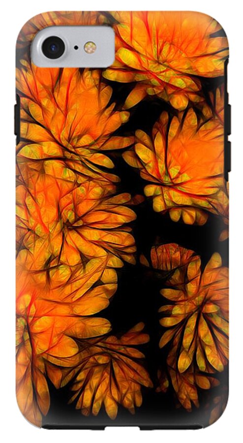 Yellow Flower Abstract - Phone Case