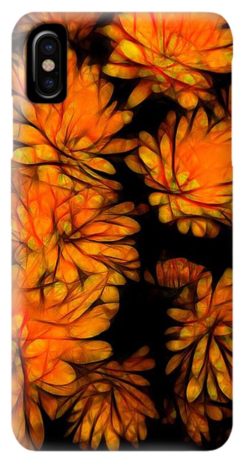 Yellow Flower Abstract - Phone Case