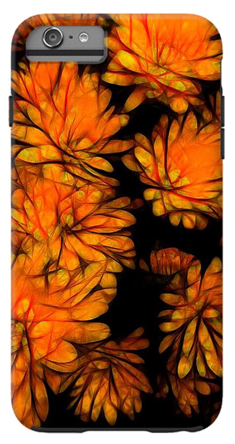 Yellow Flower Abstract - Phone Case