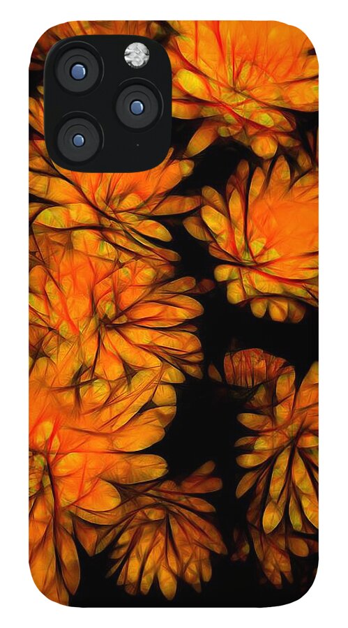 Yellow Flower Abstract - Phone Case