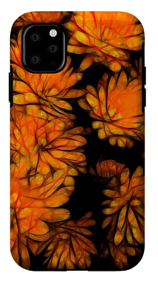 Yellow Flower Abstract - Phone Case