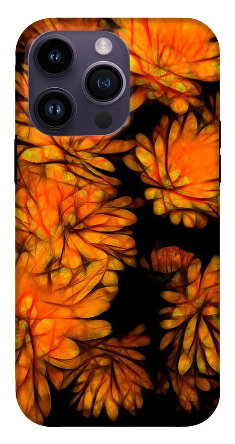Yellow Flower Abstract - Phone Case