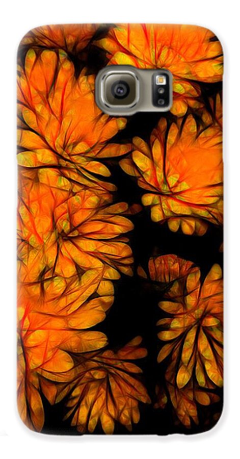 Yellow Flower Abstract - Phone Case