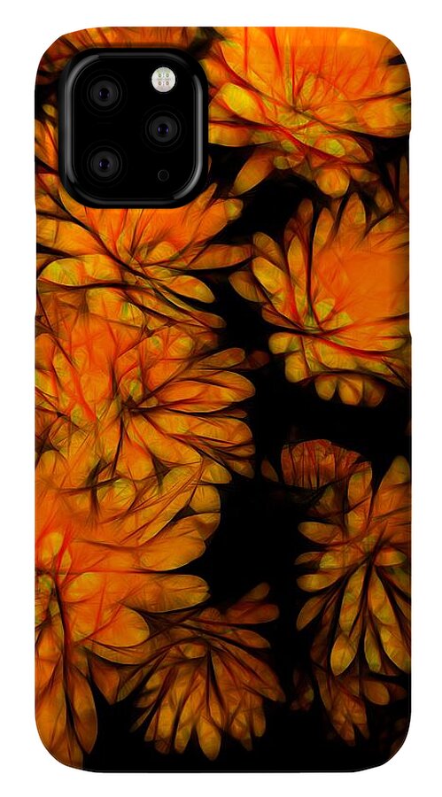 Yellow Flower Abstract - Phone Case