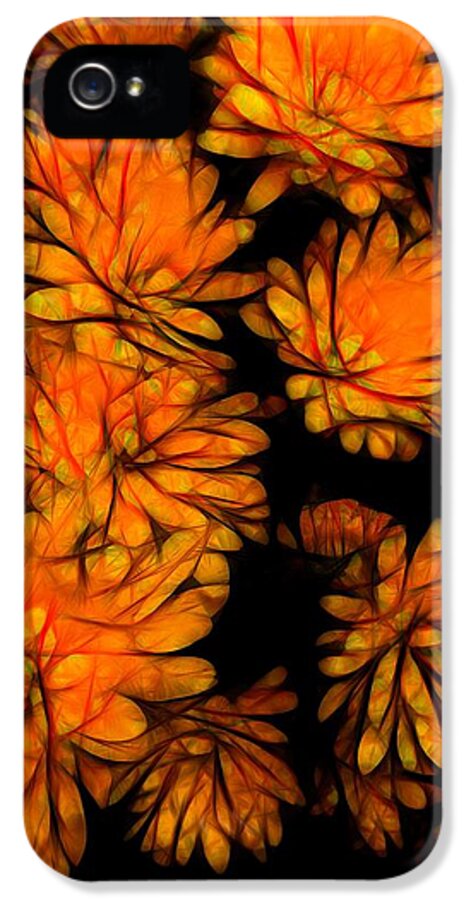 Yellow Flower Abstract - Phone Case