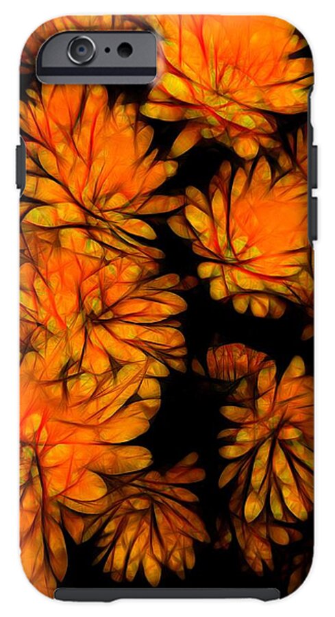 Yellow Flower Abstract - Phone Case