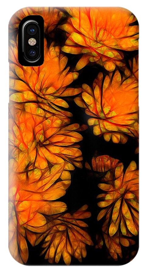 Yellow Flower Abstract - Phone Case