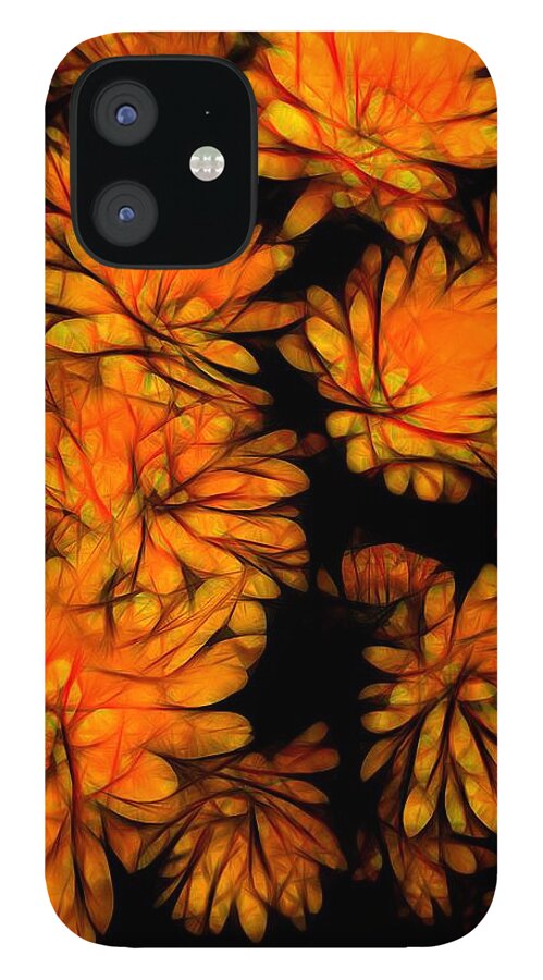 Yellow Flower Abstract - Phone Case