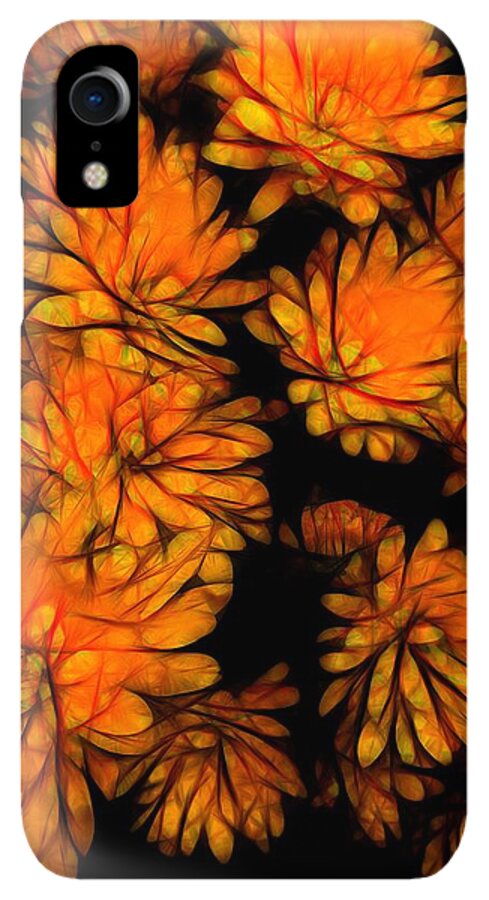 Yellow Flower Abstract - Phone Case