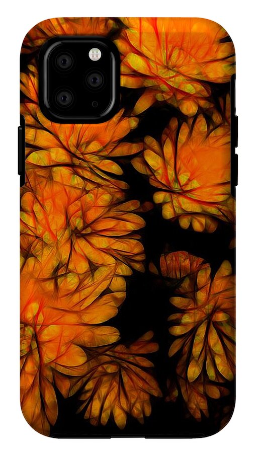 Yellow Flower Abstract - Phone Case