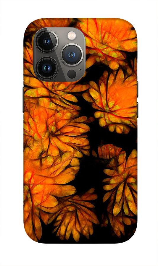 Yellow Flower Abstract - Phone Case