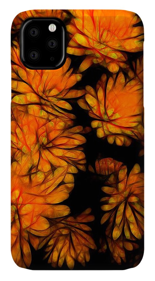 Yellow Flower Abstract - Phone Case