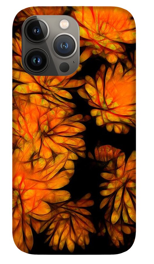 Yellow Flower Abstract - Phone Case
