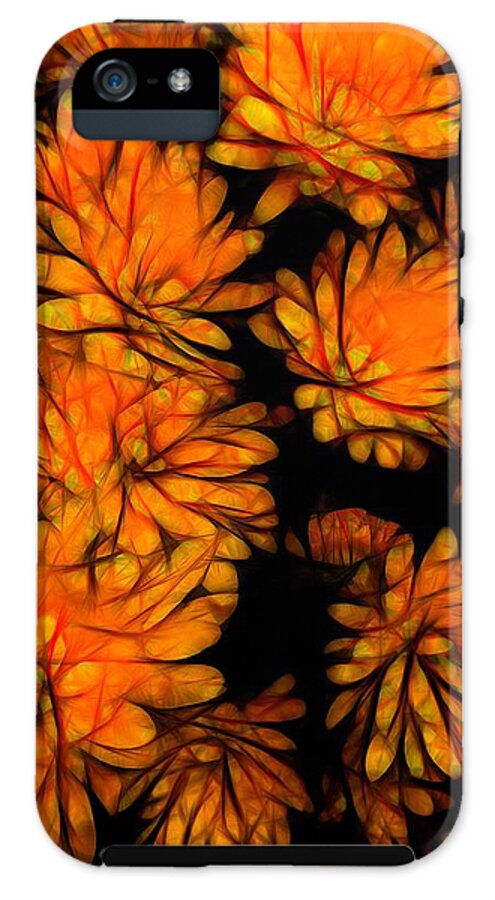 Yellow Flower Abstract - Phone Case