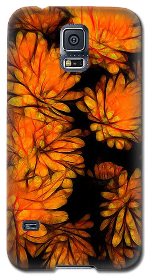 Yellow Flower Abstract - Phone Case