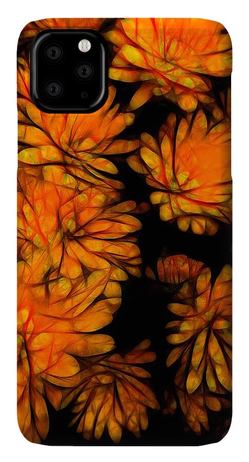 Yellow Flower Abstract - Phone Case