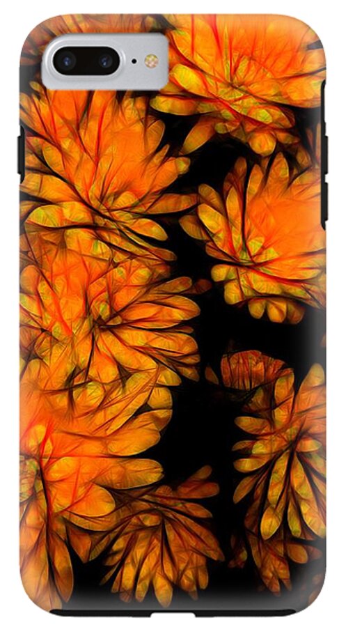 Yellow Flower Abstract - Phone Case
