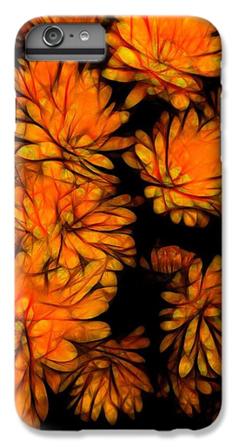 Yellow Flower Abstract - Phone Case