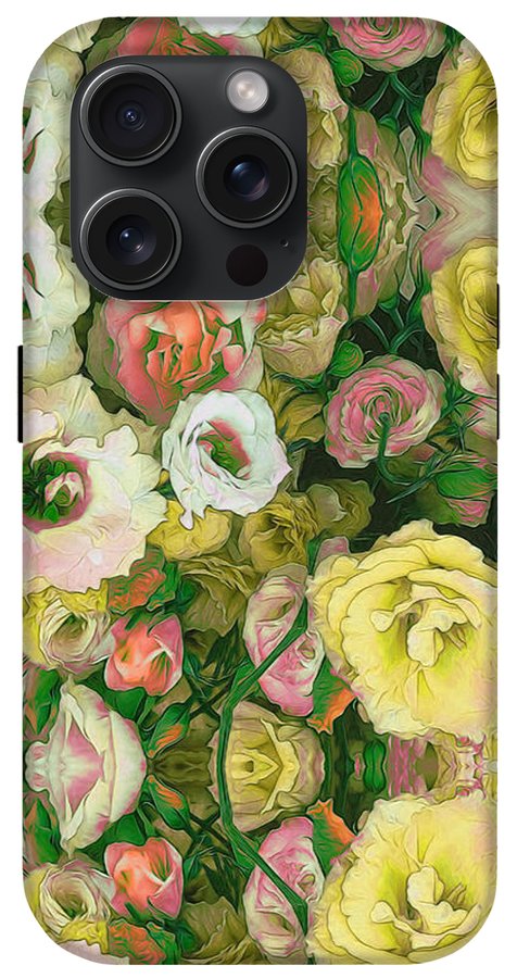 Yellow Flower Kaleidoscope - Phone Case