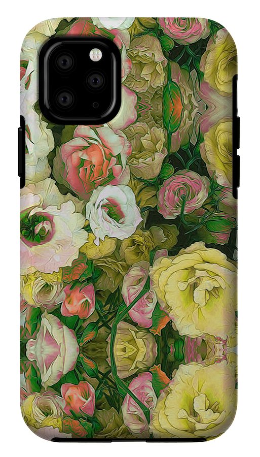 Yellow Flower Kaleidoscope - Phone Case