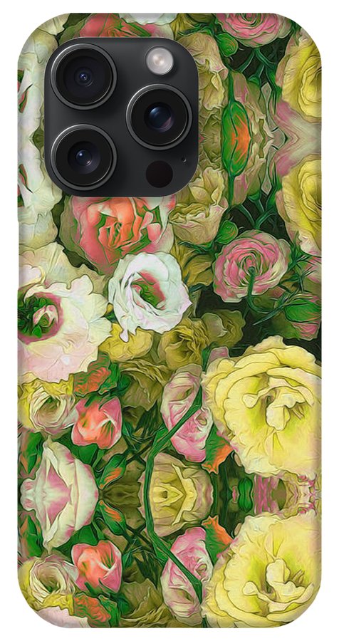 Yellow Flower Kaleidoscope - Phone Case