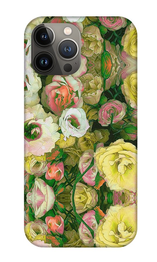 Yellow Flower Kaleidoscope - Phone Case