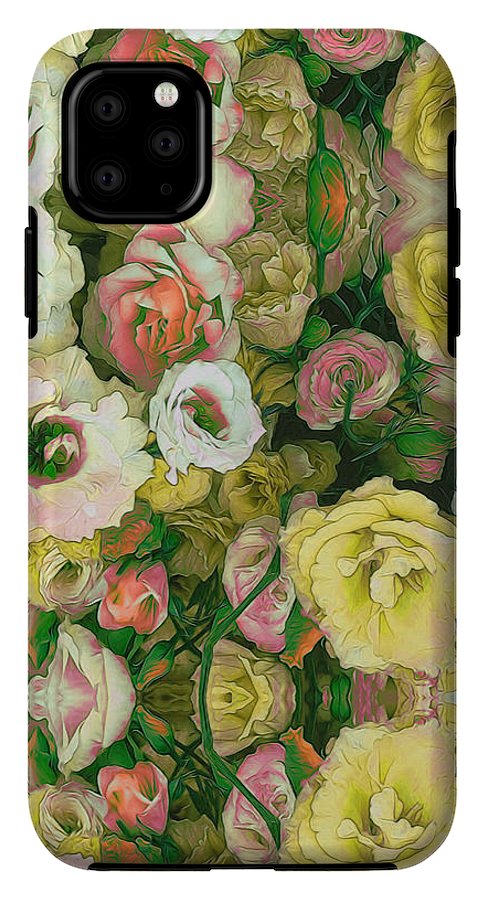 Yellow Flower Kaleidoscope - Phone Case